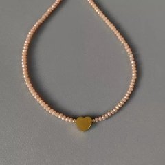Colar cristal pingente coração - comprar online