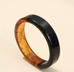 Bracelete acrílico duas cores - comprar online