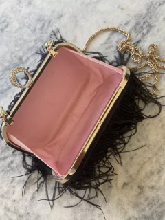 Clutch plumas - comprar online