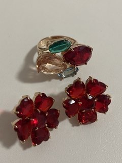 Brinco flor rubi na internet