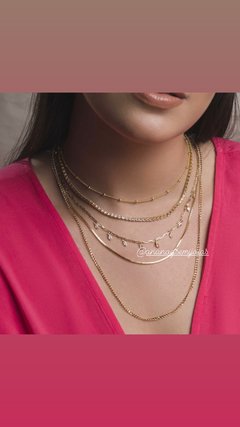 Choker Riviera Zirconia Banho Ouro 18k - comprar online
