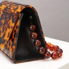 Bolsa acrílico leopardo - comprar online