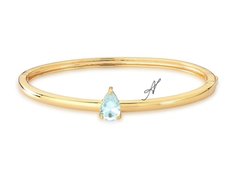 Bracelete pedra gotinha banhado a ouro 18k na internet