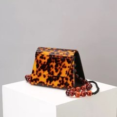Bolsa acrílico leopardo