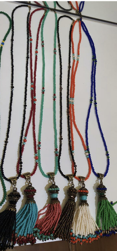 Colar tassel cristal - Ananogueirasemijoias