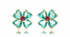 BRINCO FLOR CRISTAIS