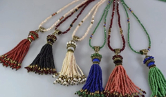Colar tassel cristal na internet