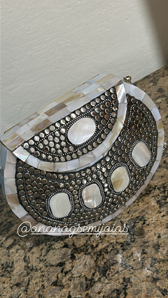 clutch madrep pastilhas prata