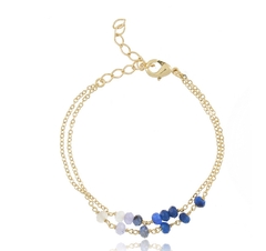 PULSEIRAS PEDRAS BANHO OURO 18k - Ananogueirasemijoias