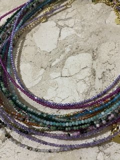 Choker cristais coloridos - comprar online