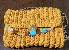 Bolsa croche mostarda
