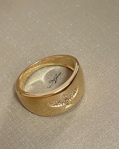 Anel Espírito Santo banhado a ouro 18k - comprar online