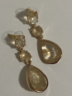Brinco clássico banhado a ouro 18k