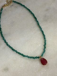 Choker pedra natural - Ananogueirasemijoias