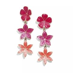 Brinco flores degrade - comprar online