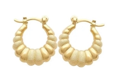 Brinco argola banho ouro