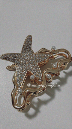 Aces cabelo estrela strass