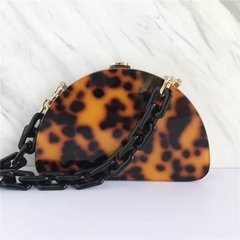 Bolsa acrílico leopardo