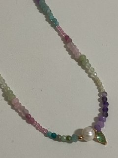Imagem do Colares coloridos banhadas a ouro 18k