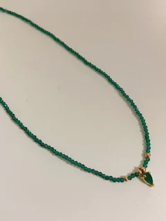 Colar choker cristais banhados a ouro 18k na internet