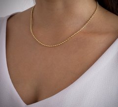 Colar bolinhas banhada a ouro 18k - comprar online