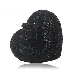 Bolsa Mini coração cristais