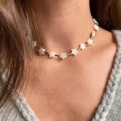 Choker estrela madrepérola - comprar online