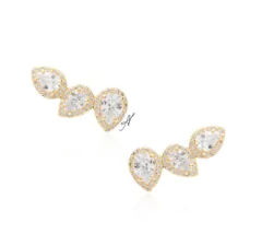 Brinco ear cuff gotas - loja online