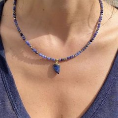 Colar pingente pedras naturais - comprar online