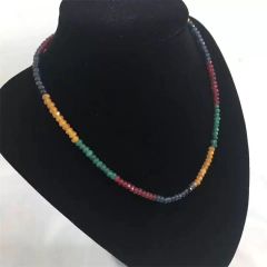 Colar pedraria colorido - comprar online