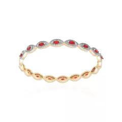 Bracelete pedras coloridas banho ouro na internet