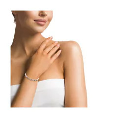 Bracelete pedras coloridas banho ouro - loja online