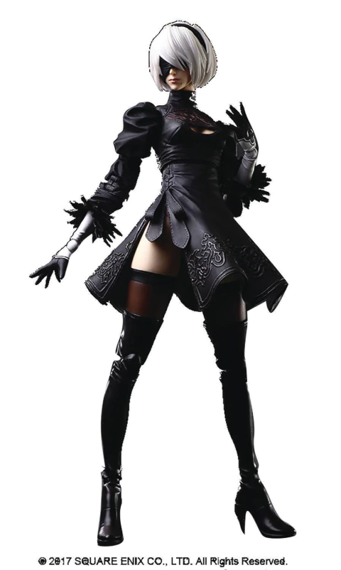 Figura NIER:AUTOMATA PLAY ARTS KAI 2B DELUXE VER - comprar online