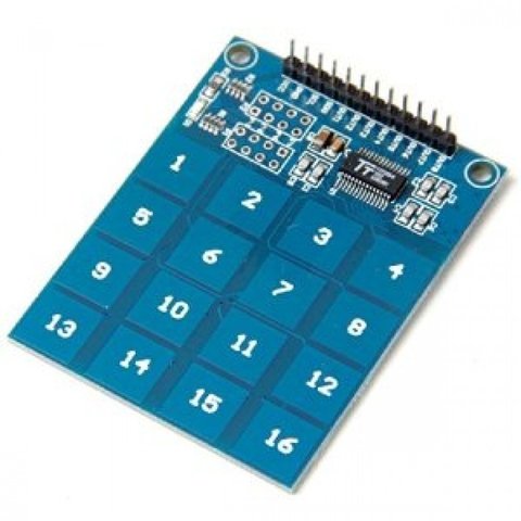 Teclado Matricial Touch Pad Ttp229 16 Teclas Arduino