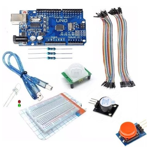 Kit Arduino Uno Alarma Completa Instrucciones Principiantes