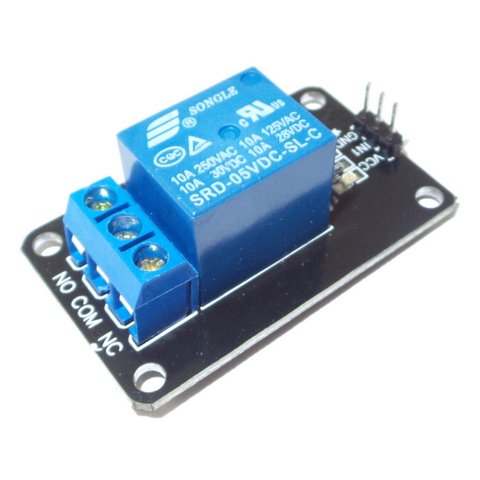 Modulo Rele 5v Arduino 1 Canal Con Bornera 250v 10a