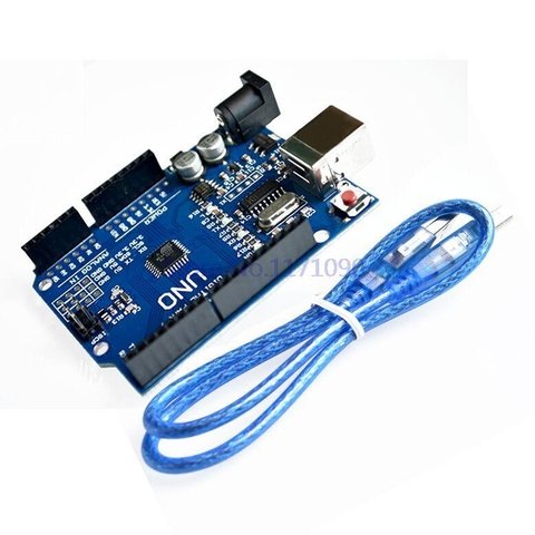 Arduino Uno R3 Compatible Atmel Atmega328 + Cable USB