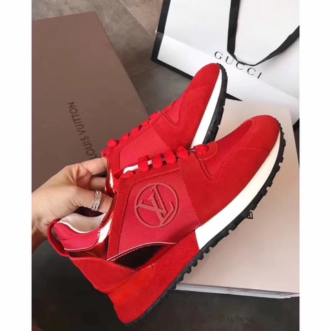 Tênis vermelho feminino LV