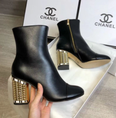 Bota CC salto bloco Gold
