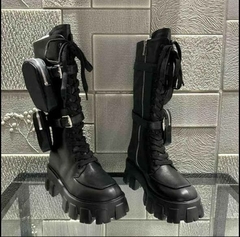 Bota coturno longa P