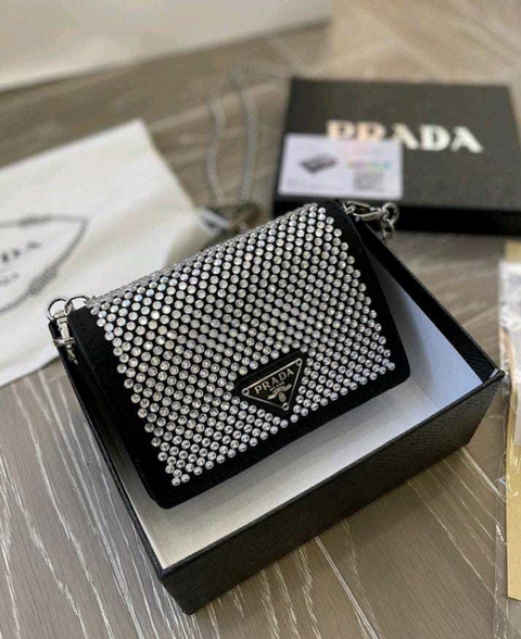 Bolsa P strass micro