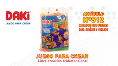 DAKI ARTÍCULO 512 - PALA MECÁNICA - BIPLANO: 156 PIEZAS