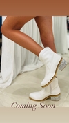 Bota texana Holly Blanca