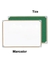 Pizarra Liggo 2 en 1 40x60 blanca/verde - Cod. 40574