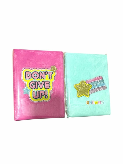 Libreta T/D A5 Plush cover and patch 80h - Cod.40408