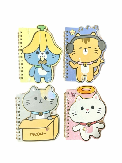 Cuaderno T/P c/esp Kawaii Pets 13x18 60 H - Cod. 40406