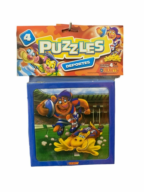 Puzzle x2 unidades Deportes 4 piezas Duravit - Cod. 2063