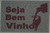 Tapete Seja Bem Vinho - Capachos Personalizados - Prata