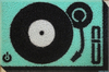 Imagem do 2 Tapetes Capachos Personalizado Vitrola Toca Disco Lp Retrô