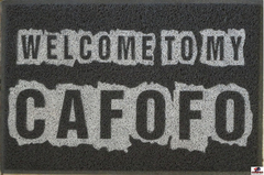 Tapete Capacho - Welcome To My Cafofo - 70 X 40 Várias Cores na internet
